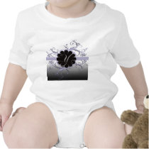 Monogram Letter V Violet T Shirt