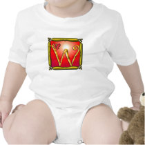 Monogram Letter W t-shirts