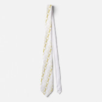 Monogram Letter X Golden Single Necktie