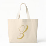 Monogram Letter Z Golden Single Canvas Bag