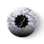 Monogram Letter Z Violet Button