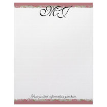 Monogram Letterhead by MargotsDesigns Monogram Letterhead