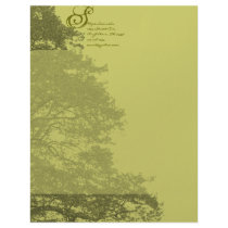 Monogram Letterhead Lime Tree