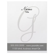 monogram letterheads