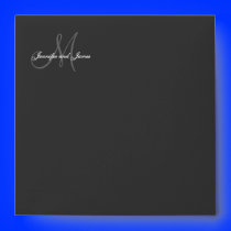 Monogram Logo Black Wedding Invitation Envelope