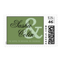 Monogram Love Stamp - Green