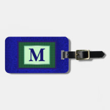 Monogram Luggage Tag