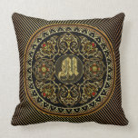 Monogram M Designs front and back are different Pillow