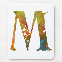 Monogram - M - Mousepad