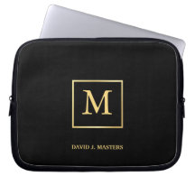 Monogram - Men's Executive Corporate Laptop Skin Computer Sleeve Case