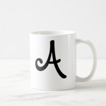 Monogram Mug "A" mugs
