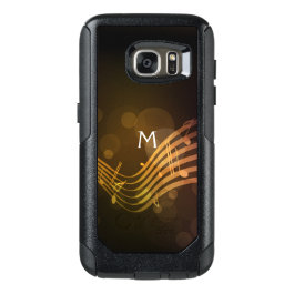Monogram Music Notes Otterbox Galaxy S7 Case