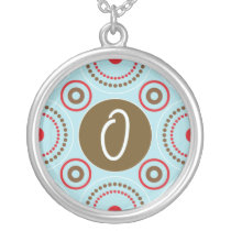 Monogram Necklace - Letter O necklaces