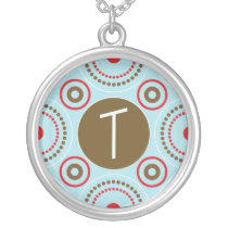 Monogram Necklace - Letter T necklaces