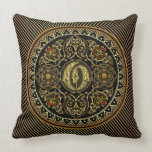 Monogram O Designs front and back are different Pillow