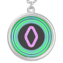 Monogram "O" necklaces