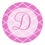 monogram pattern stickers