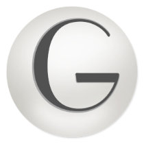 Monogram Pearl Stickers  = Monogram G stickers