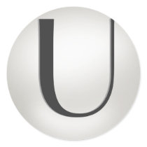 Monogram Pearl Stickers  = Monogram U stickers