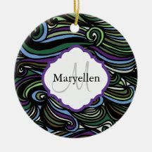 Monogram Personalized Ornament