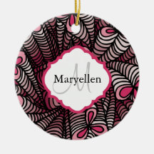 Monogram Personalized Ornament
