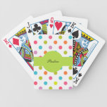 Monogram Personalized Playing Cards playing cards