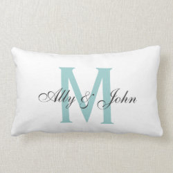 Monogram Pillow With Names