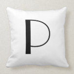 Monogram Pillows Letter P