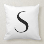 Monogram Pillows Letter S