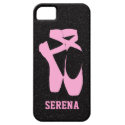 Monogram Pink Ballet Slippers iPhone 5 Cases