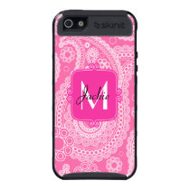 Monogram Pink Paisley Skinit iPhone 5 Cover