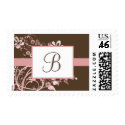 Monogram postage postage