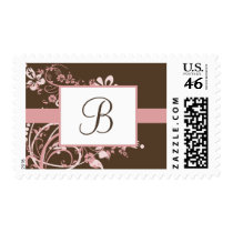 Monogram postage postage