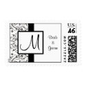 Monogram postage postage