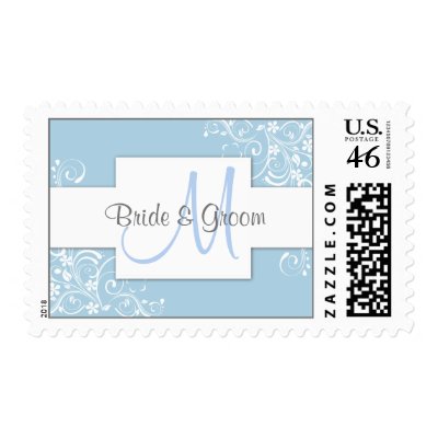 Monogram postage postage