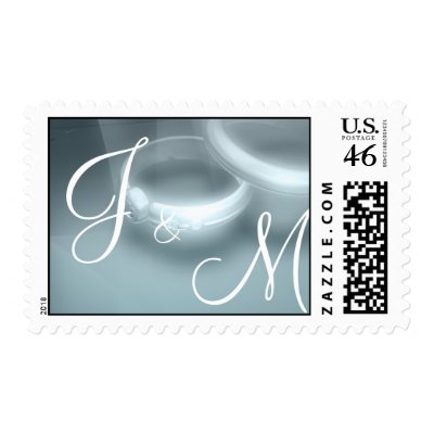 monogram postage stamps