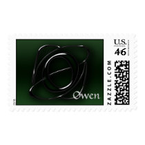 Monogram Postage - Add Your Name postage