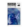 Monogram Postage - Blue Christmas