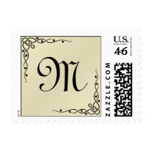 Monogram Postage (Cream)