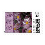 Monogram Postage - Lavendar Petals Monogram Postage - Lavendar Petals