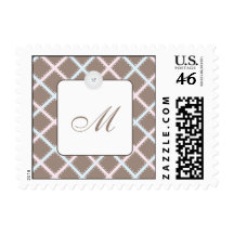Monogram Postage Stamp