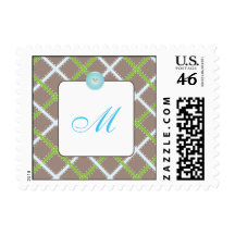 Monogram Postage Stamp