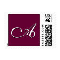 Monogram Postage  Stamp "A"  Customizable