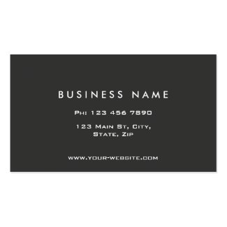 Monogram Professional Elegant Modern Black Business Card Templates