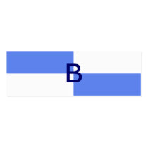 MONOGRAM PROFILE CARD business cards