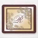 Monogram 'R' Mousepad mousepad
