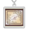 Monogram 'R' Necklace necklace