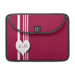 Monogram racing stripe rickshaw sleeve sleeves for MacBooks