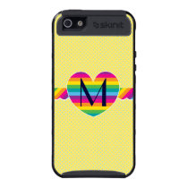 Monogram Rainbow Heart Skinit iPhone 5 Cover