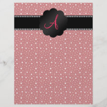 Monogram red stars flyers